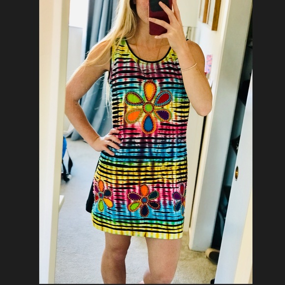 Med Distribuciones Dresses & Skirts - FROM SPAIN Tie-Dye Dress #hippie #party